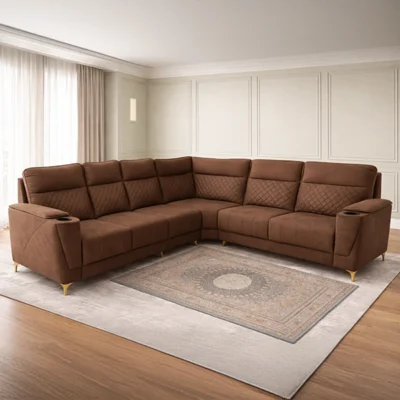 Corner L Shaped Luxury Sofas Model