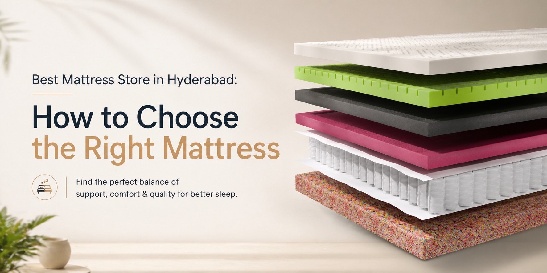 Best Mattress Store in Hyderabad: How to Choose the Right Mattress