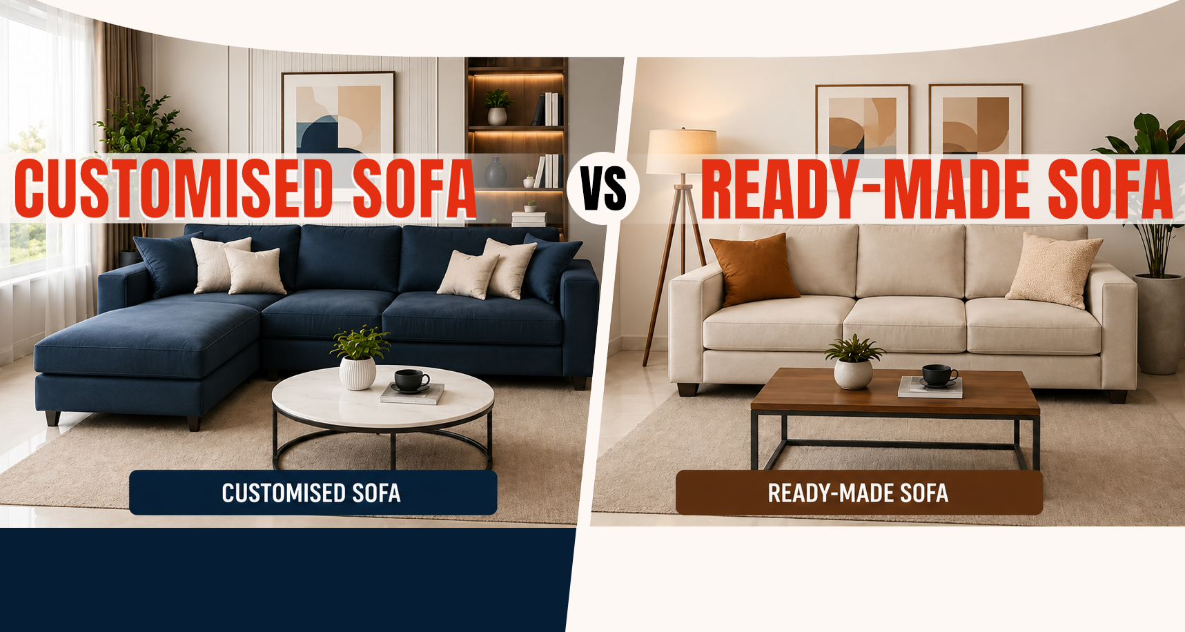 Customised Sofa vs Ready-Made Sofa: Which One Is Right for Your Home?
